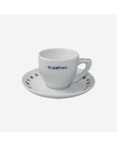 Elektra Espresso Cups And Saucers, Set 6pcs