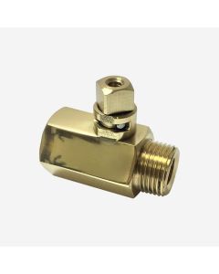 Elektra Steam Valve Polished Brass 00150019